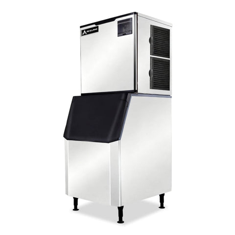ASK-1029S  1000 lb. Restaurant Commercial Air Cooled Cube Ice Maker Machine with 440 lb. Bin