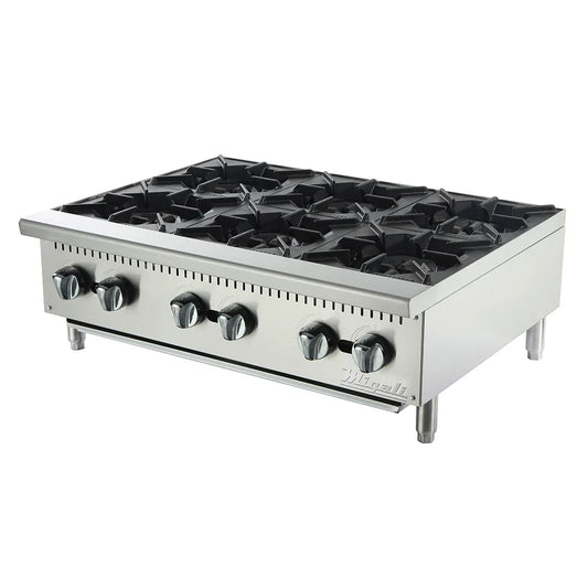 Migali C-HP-6B-36 6 Burner Hot Plate