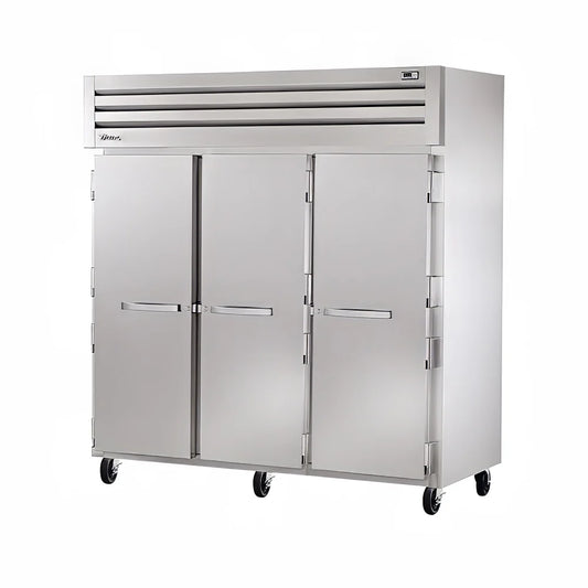 True STA3F-3S-HC 78" Three Section Reach In Freezer, (3) Solid Doors, 208 230v/1ph