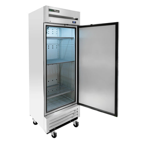 True T-19-HC 27" One Section Reach In Refrigerator, (1) Right Hinge Solid Door, 115v