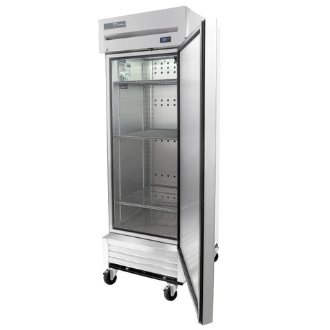 True T-19-HC 27" One Section Reach In Refrigerator, (1) Right Hinge Solid Door, 115v