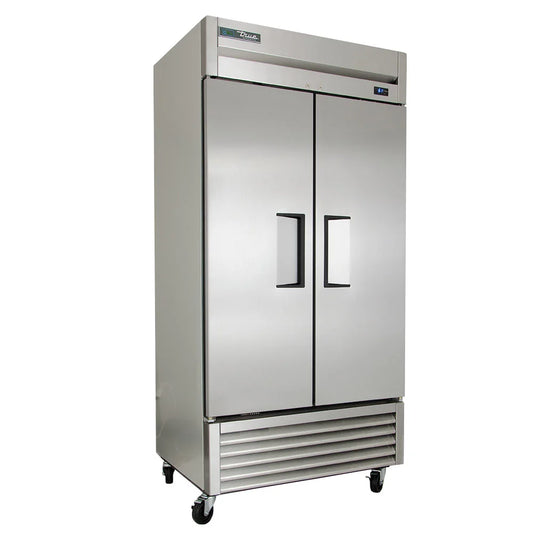 True T-35-HC 39 1/2" Two Section Reach In Refrigerator, (2) Left/Right Hinge Solid Doors, 115v