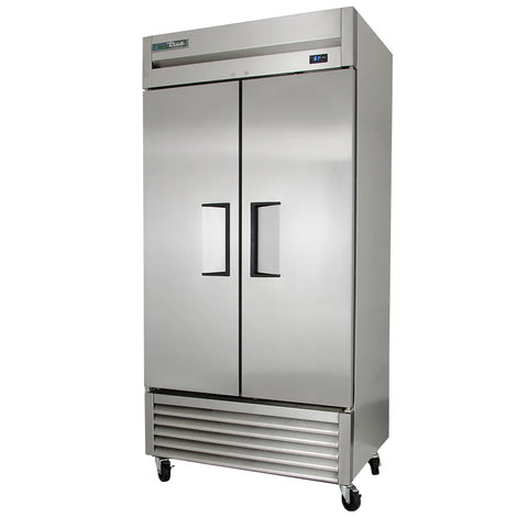 True T-35-HC 39 1/2" Two Section Reach In Refrigerator, (2) Left/Right Hinge Solid Doors, 115v