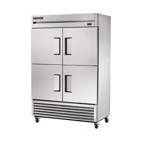 True T-49F-4-HC 54" Two Section Reach In Freezer, (4) Solid Right Hinged Doors, 115v