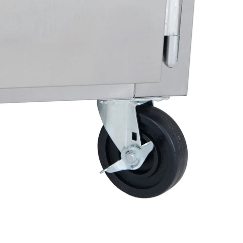 True STR3R-3S 77 3/4" Three Section Reach In Refrigerator, (3) Left/Right Hinge Solid Doors, 115v
