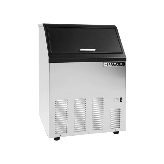 Maxx Ice MIM100 22"W Bullet Cube Undercounter Ice Machine - 110 lbs/day, Air Cooled