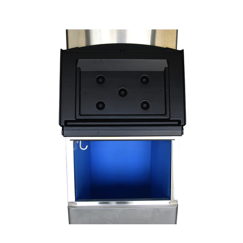 ASK-329S 350 lb. Air Cooled Cube Ice Machine with Bin 230lb.