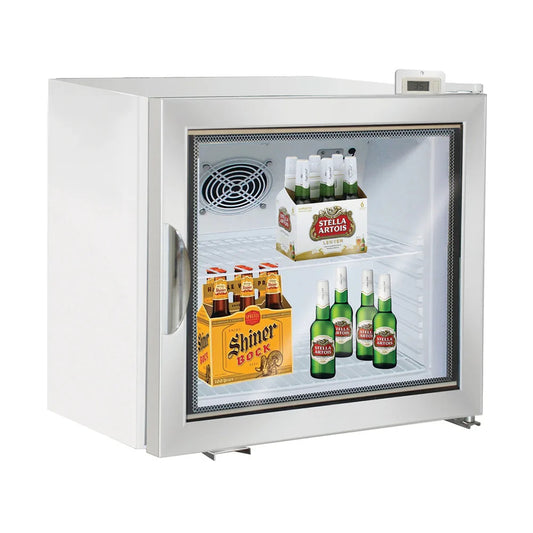 Maxx Cold MXM1-2FHC Countertop Glass Door Freezer Merchandiser in White, 2.1 cu.ft.
