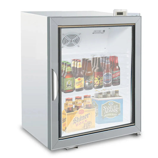 Maxx Cold MXM1-3.5RHC 24 3/10" X-Series Countertop Refrigerator w/ Front Access - Swing Door, White, 120v