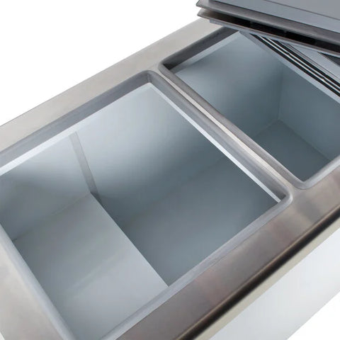 Excellence HFF-8HC 54" Flip Lid Ice Cream Dipping Cabinet