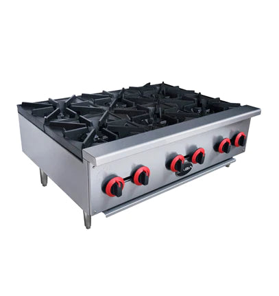 SABA HP-6 6 Plate Gas Hot Plate 150,000 BTU