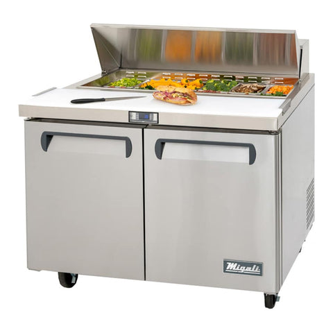 Migali C-SP36-10-HC 36" Sandwich / Salad Unit Refrigerated Counter - 10 Pans