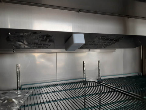 Dukers D83AR Commercial 3-Door Top Mount Refrigerator in Stainless Steel