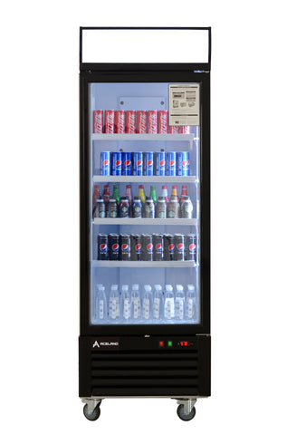 APR-23BG  27" Single Swing Door Merchandiser Refrigerator  20 cu.ft.