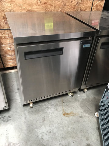 Dukers DUC29F Single Door Undercounter Freezer in Stainless Steel