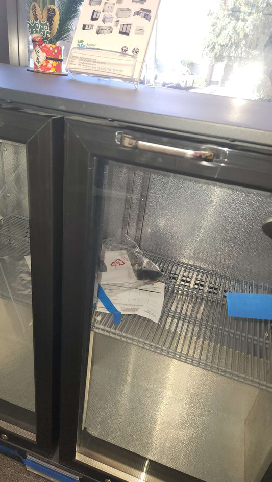 [Clearance-For SoCal Pickup] Aceland ABC-230 35.4" Glass Door Back Bar Cooler -7 Cu ft