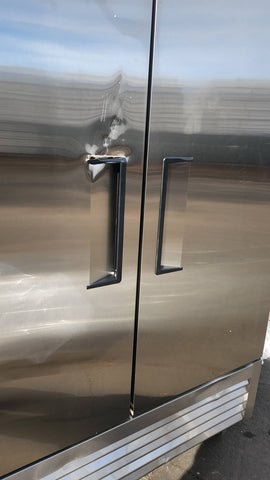 [CLEARANCE For SoCal Sale ONLY] Aceland AR-49B 2 Door 54" Stainless Steel Reach In Upright Refrigerator - 49 Cu. Ft.