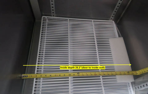 ⚡Flash Sale⚡Aceland AR-49B 54" Reach In Double Solid Door Refrigerator - 49 Cu. Ft