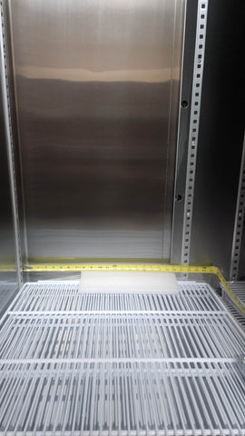 Aceland AR-49BG Reach In Double Glass Door Refrigerator-49 Cubic Feet