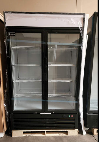 Aceland APR-48BG 48" Double Swing Door Merchandiser Refrigerator 36 cu.ft