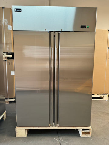 Aceland AR-48B 2 door 48” Stainless Steel Reach in Upright refrigerator 36Cu. Ft