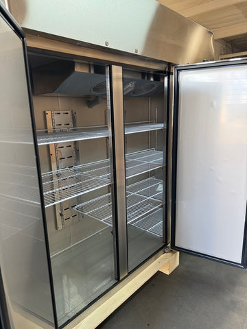 ⚡Flash Sale⚡Aceland AR-72B 3 door 72" Stainless Steel Reach in Upright Refrigerator 54 Cu. Ft.