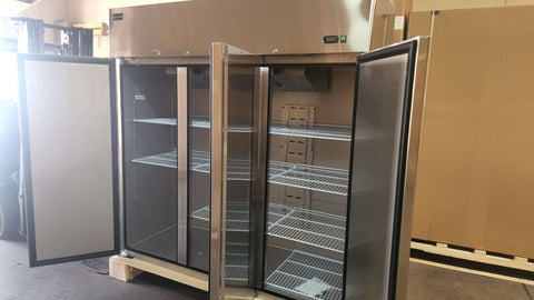 ⚡Flash Sale⚡Aceland AR-72B 3 door 72" Stainless Steel Reach in Upright Refrigerator 54 Cu. Ft.