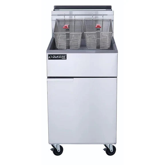 Dukers DCF5-LPG Liquid Propane Gas 70lb  Fryer with 5 Tube Burners