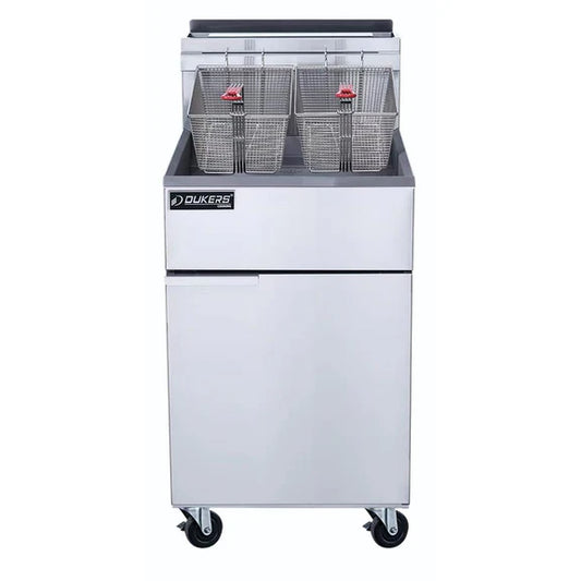 Dukers DCF5-LPG Liquid Propane Gas 70lb  Fryer with 5 Tube Burners