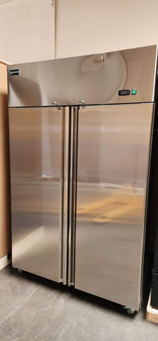 [Clearance]  Aceland AF-48B 2 door 48” Stainless Steel Reach in Upright Freezer 36Cu. Ft
