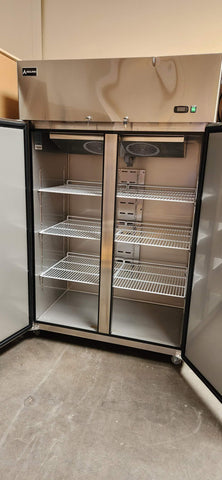[Clearance]  Aceland AF-48B 2 door 48” Stainless Steel Reach in Upright Freezer 36Cu. Ft