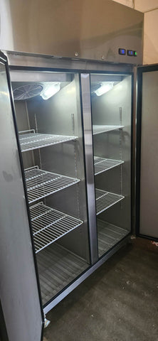 Aceland ARF-48B 48"Reach-in Double door COMBO Refrigerator and Freezer 36 Cu.Ft.