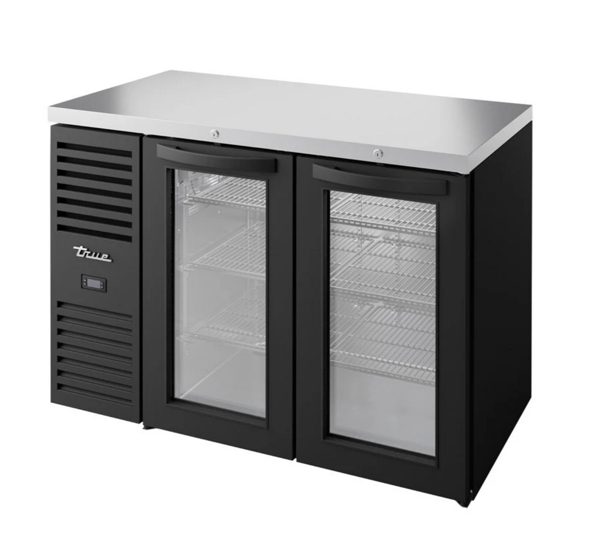 True TBR48-RISZ1-L-B-GG-1 Reach-In Single Zone Bar Refrigerator, Hinged Glass Doors, 48"