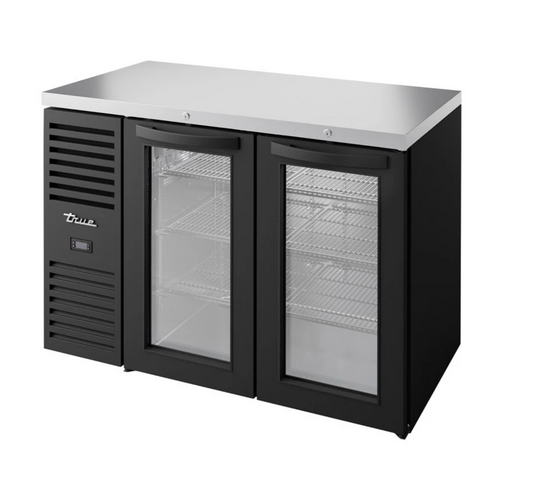 True TBR48-RISZ1-L-B-GG-1 Reach-In Single Zone Bar Refrigerator, Hinged Glass Doors, 48"