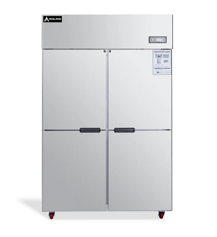 Aceland AR-128  4-door 48” Stainless Steel Reach in Upright refrigerator 33 cu. ft.
