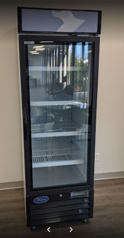 Valpro VP1F-23HC Single Swing Glass Door Merchandiser Freezer 23 Cu. Ft.