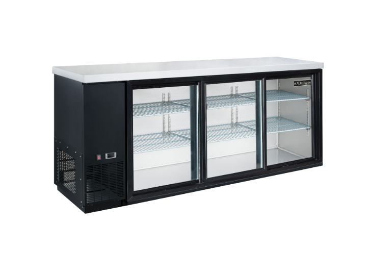 Dukers DBB-72-H3  3-Door 72" Bar and Beverage Cooler (Hinge Doors) 19.2 Cu Ft