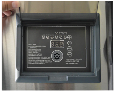 ASK-329S 350 lb. Air Cooled Cube Ice Machine with Bin 230lb.