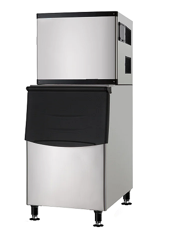 ASK-529S 500 lb. Air Cooled Cube Ice Machine with Bin 275 lb.