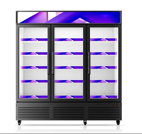 ALK TGDR70  70.9" Three Swing Door Merchandiser Refrigerator