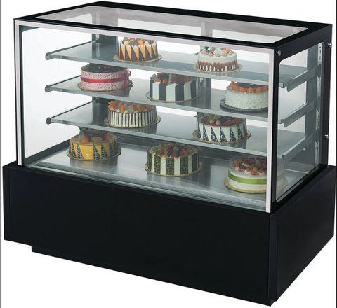 Dukers DDM72R – Straight Glass 72″ Cake Showcase, Bakery Cases, Refrigerator