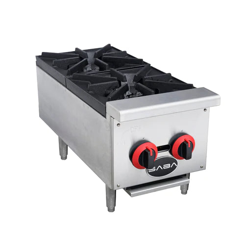 SABA HP-2 2 Plate Gas Hot Plate 50,000 BTU
