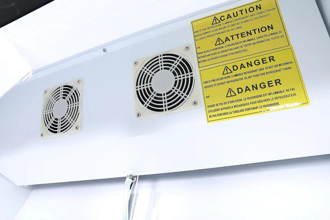 ALK SGDRX(H) 36” Width Two Section Hinge Glass Door Merchandiser Refrigerator