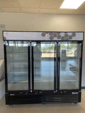 Migali  C-72RM-HC 72 cu/ft Glass Door Merchandiser Refrigerator