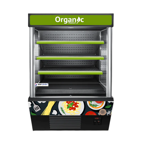 ALK Erina 36'' Steel Open Air Grab Go Display Refrigerator