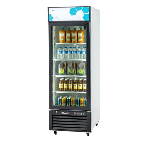 Migali C-23RM-HC 23 cu/ft Glass Door Merchandiser Refrigerator