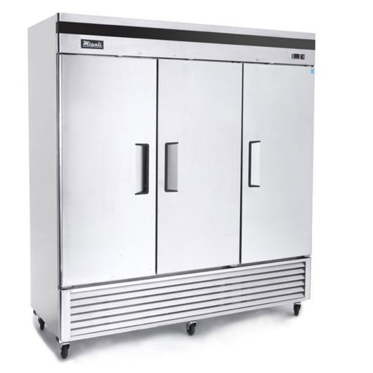 Migali C-3FB-HC 3 Door Reach-In Freezer