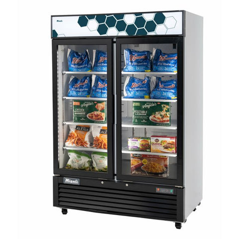 Migali C-49FM-HC 49 cu/ft Glass Door Merchandiser Freezer