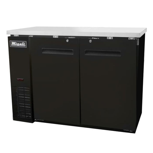 Migali C-BB48-HC 48″ Solid Door Back Bar Refrigerator