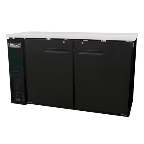 Migali C-BB60-HC 60″ Solid Door Back Bar Refrigerator